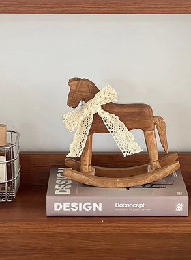 复古怀旧木马摆件桌面装饰