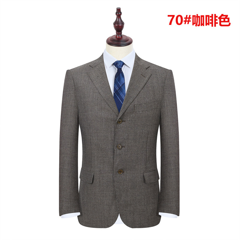 BAQ10 老沙家 羊毛100% 男士西服外套商务正装宽松上班西装,淘宝优惠券,粉丝福利购,淘宝优惠卷
