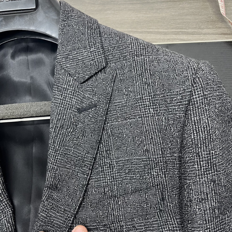 美国尼奥家门店款休闲商务男士西服半麻衬羊毛西装中开叉11302-8,淘宝优惠券,粉丝福利购,淘宝优惠卷