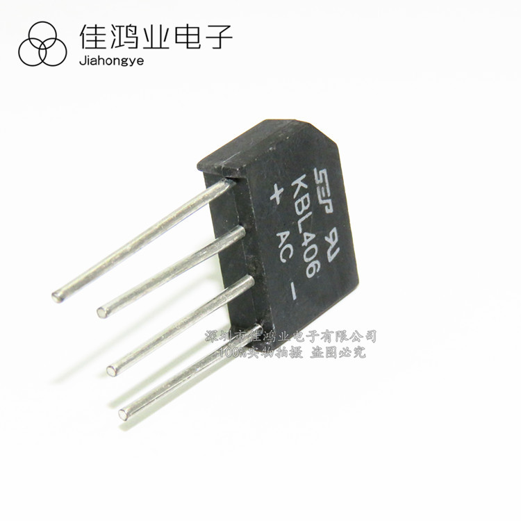 KBL406 4A600V 扁桥 整流桥堆/全桥 SEP全新现货 - 图1