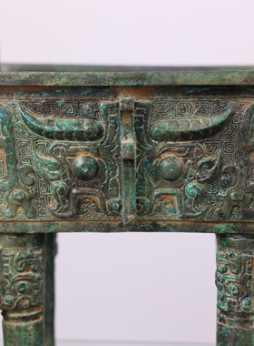 鼎摆件纯铜大鼎兽面纹方鼎洛阳鼎铜鼎落地大型仿古青铜鼎开业礼品