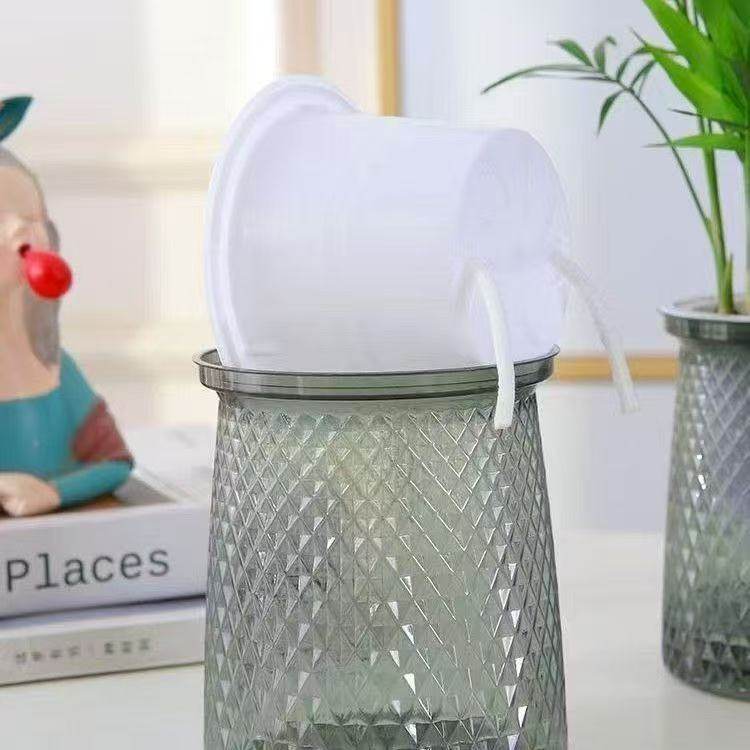 繁星简约透明轻奢自吸水水培器皿懒人花盆绿植多肉盆栽兰花油画,淘宝优惠券,粉丝福利购,淘宝优惠卷