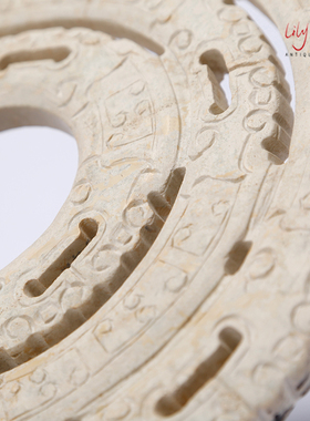 雕刻做旧玄关摆件玄关玉石复古