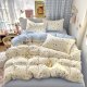 Upgraded thickened pure cotton four-piece set