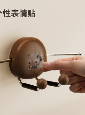 按压吸盘鹅卵石手机支架浴室厨房懒人做饭看剧神器人形手机支架