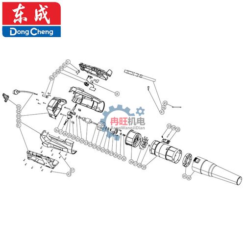 东成Q1F-FF-120吹风机转子碳刷开关调速器刷架原装配件暴风机配件 - 图2