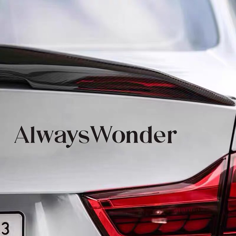 lingron 泰兰德的夏天永不停歇AlwaysWonder KEEPSILENT汽车贴纸 - 图0