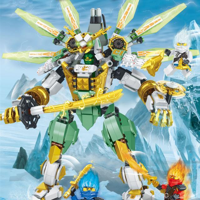 Assembling building block toys Titan Mecha Ninjago