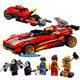 New Ninjago Building Blocks Giant Wheel Chariot Blade Motorcycle
