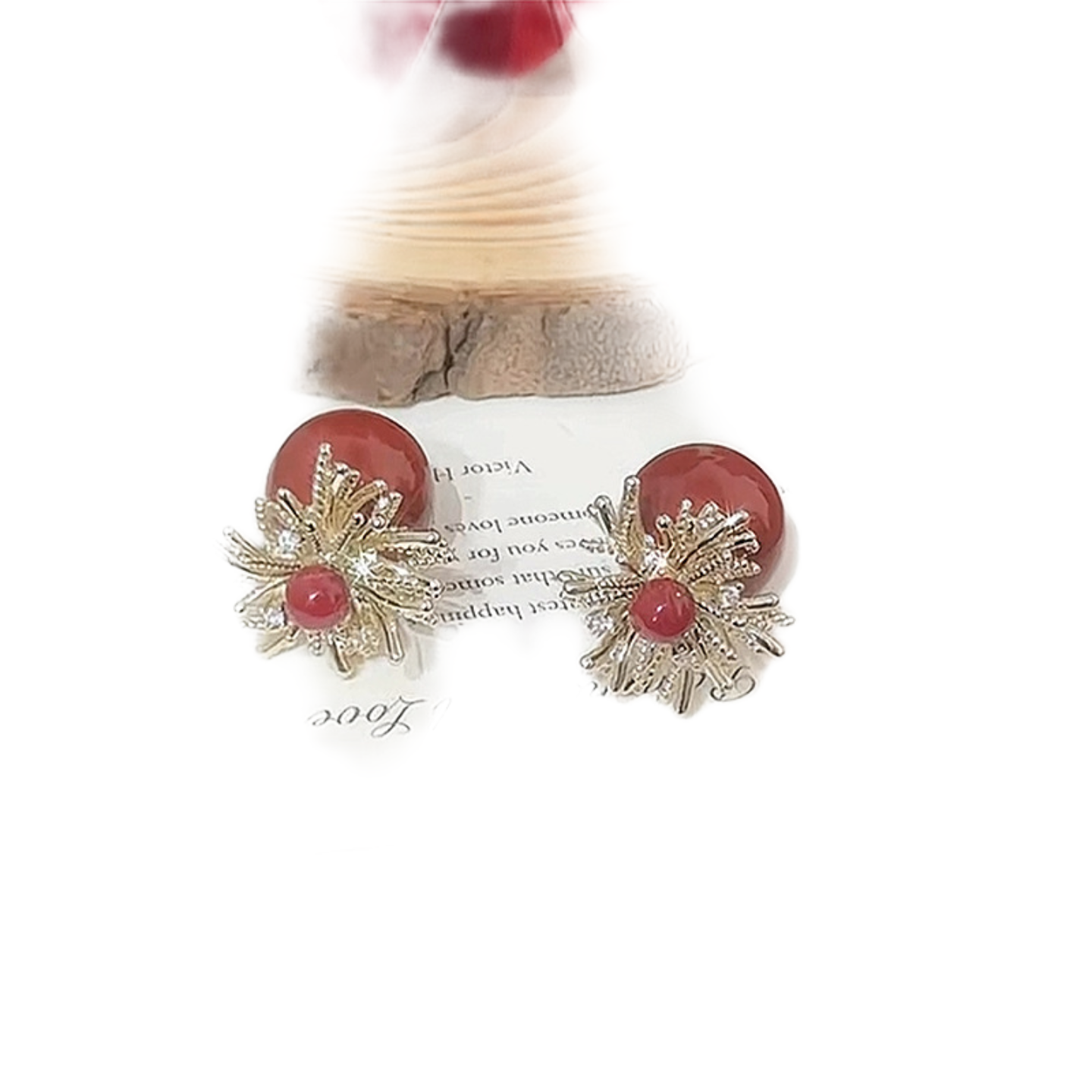 2026新款珍珠银耳环925纯银针烟花耳钉一款两戴复古气质新年耳饰,淘宝优惠券,粉丝福利购,淘宝优惠卷