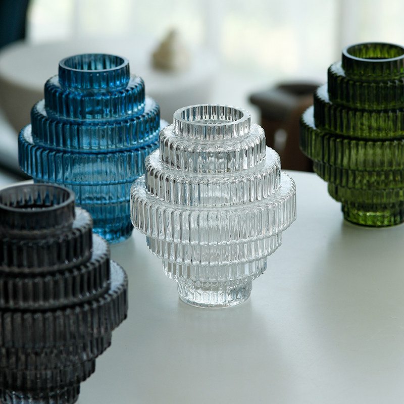 简约创意透明玻璃花瓶水培鲜花玫瑰水养植物插花客厅餐桌装饰摆件,淘宝优惠券,粉丝福利购,淘宝优惠卷