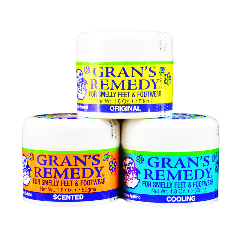 新西兰进口Gran's remedy老奶奶臭脚粉除鞋臭去脚汗脚臭粉50g-图3