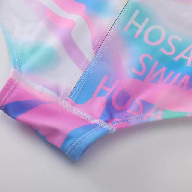 Genuine HOSA teenage boys' briefs big boys training competitive quick-drying children's competition swimming trunks