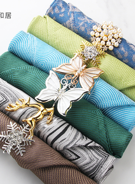 样板房饰品金属酒店餐巾布摆件