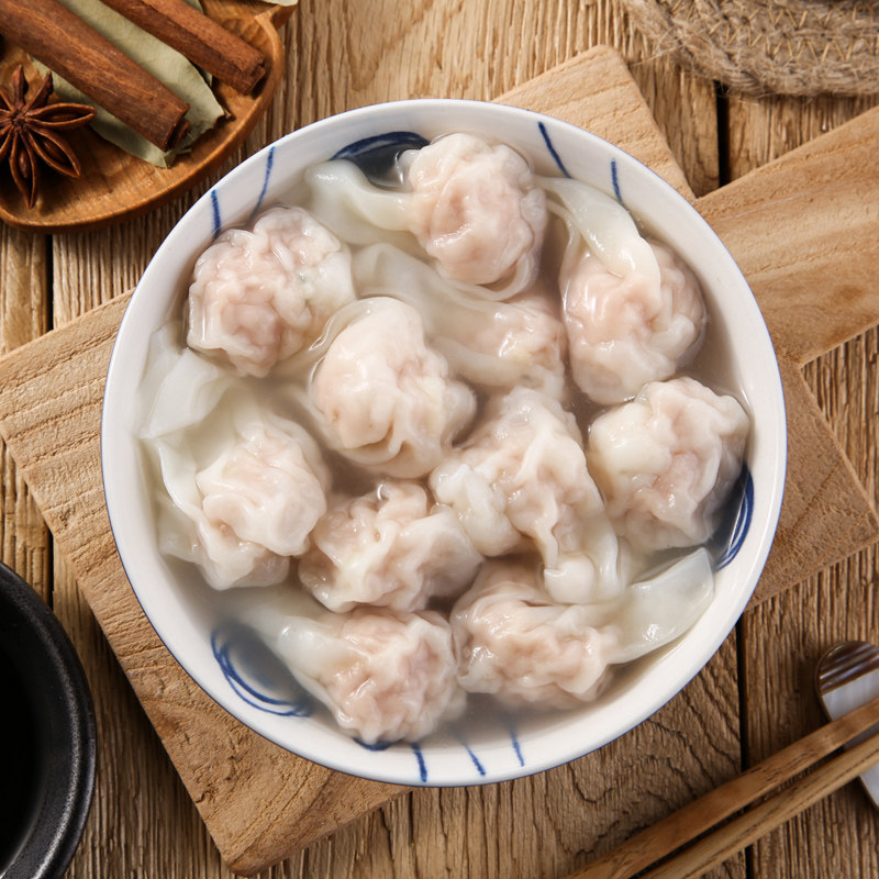 港式虾仁鲜肉小馄饨 约12g*18只/组(生)