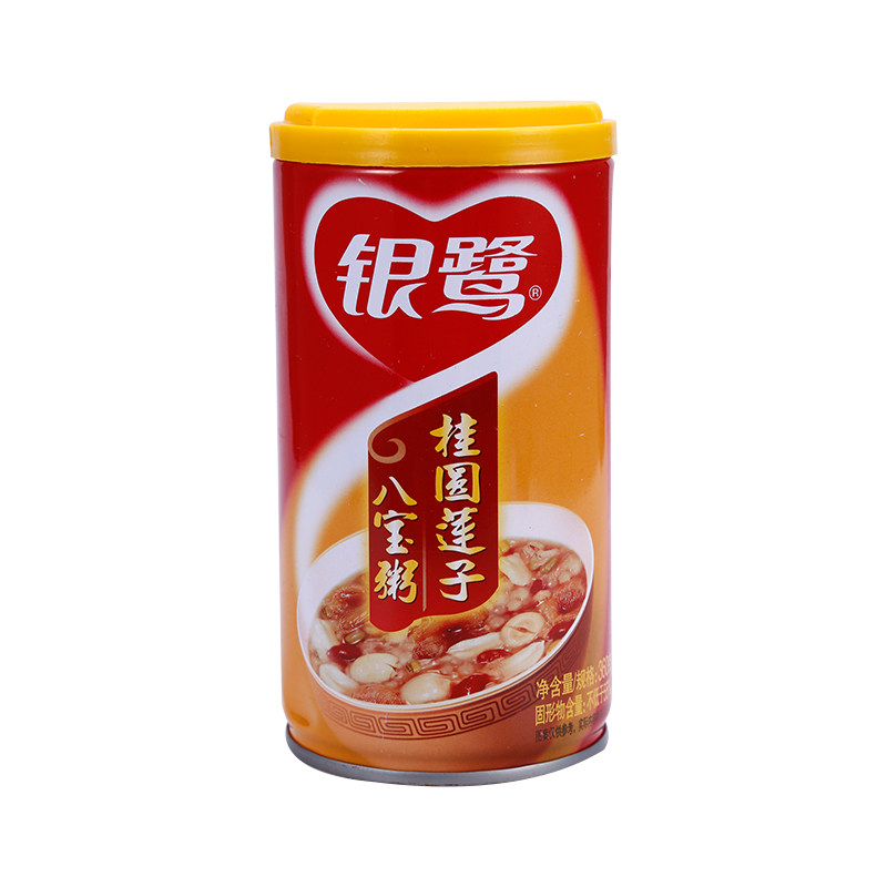银鹭桂圆莲子八宝粥 360g*12罐/箱