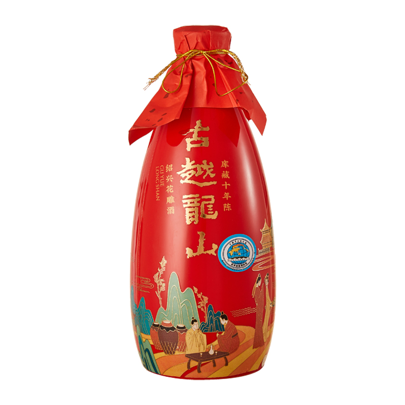 古越龙山库藏十年陈绍兴花雕酒680ml