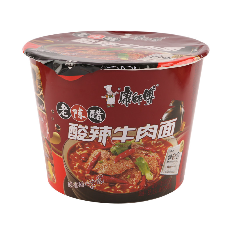康师傅开心桶酸辣牛肉 122g/桶