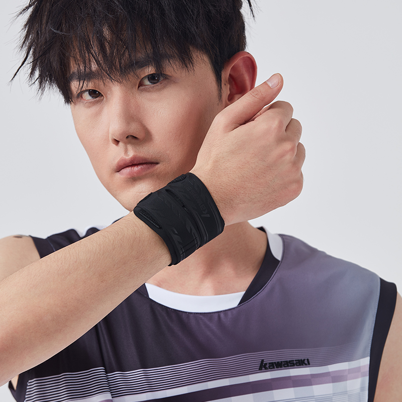 川崎新款运动护腕预防加压男女夏季薄款扭伤网球篮球羽毛球护腕 - 图2