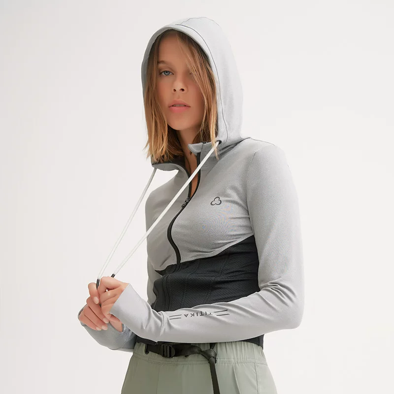 Спортивная travel--knit куртка с длинным рукавом для зала