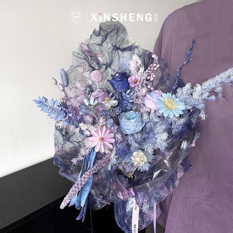 芯苼物语 梦幻欧根纱鲜花花束礼品包花纱手工diy花艺礼物包装材料,淘宝优惠券,粉丝福利购,淘宝优惠卷