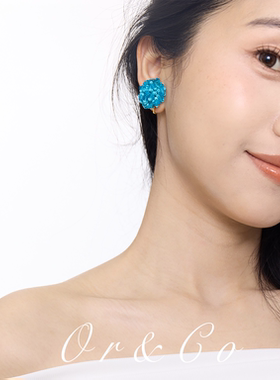 OrCo时尚视觉系耳钉女高级感