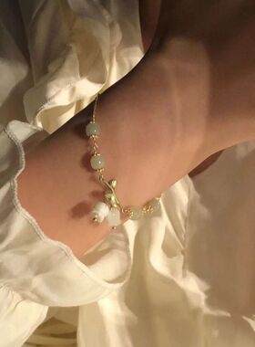 仙气铃兰花朵精致手链女