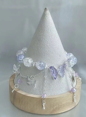 网红款蝴蝶手链女学生