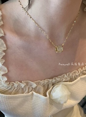 精致百搭～2025新款小蛮腰项链女锁骨链轻奢小众设计高级感潮颈链