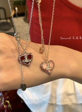 2025新款爱心土星项链