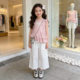 Summer Girls Korean Style Vest Suit Flying Sleeve Pocket Pants