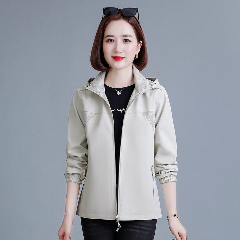 两面穿风衣外套女短款秋季休闲跨境热销外贸女装秋冬装台湾