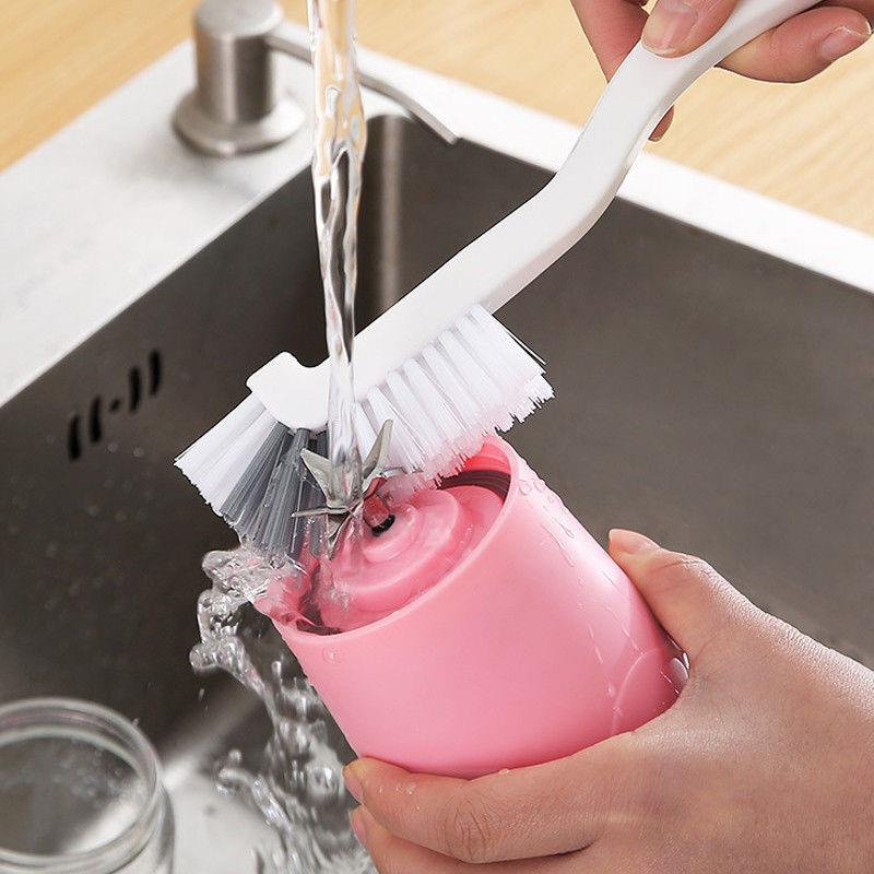 多功能弯头刷日式杯刷破壁机豆浆机刷长柄刷水杯清洗刷奶瓶子神器 - 图2
