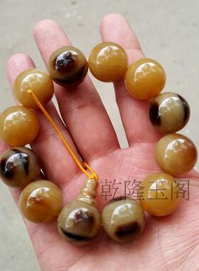 西藏佛珠男女款文玩牦牛角手串