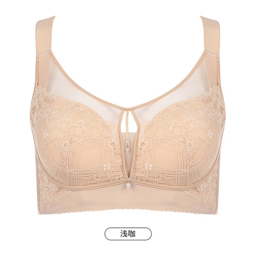 都市丽人正品内衣LJ42C2薄款定型聚拢收副乳D杯美胸性感四扣文胸 - 图3
