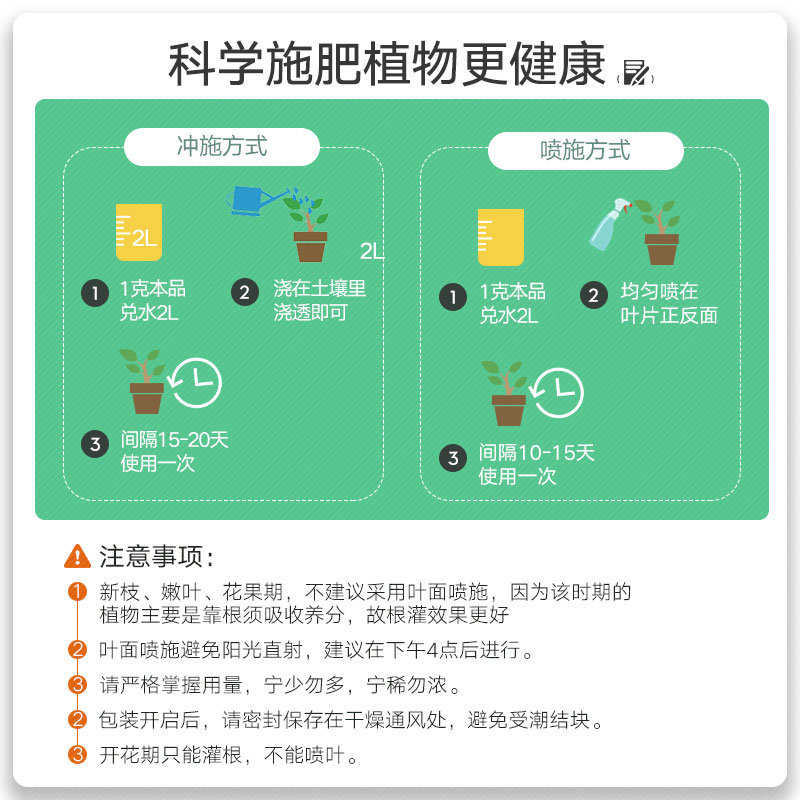 磷酸二氢钾花肥料家用钾养花种花复合肥绿植用花卉盆栽植物通用型 - 图3