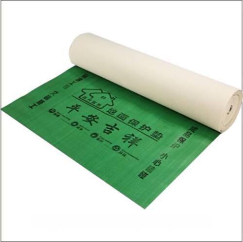 定制装修地面地砖瓷砖木地板编织布护膜家装室内成品防潮地膜地垫 - 图3