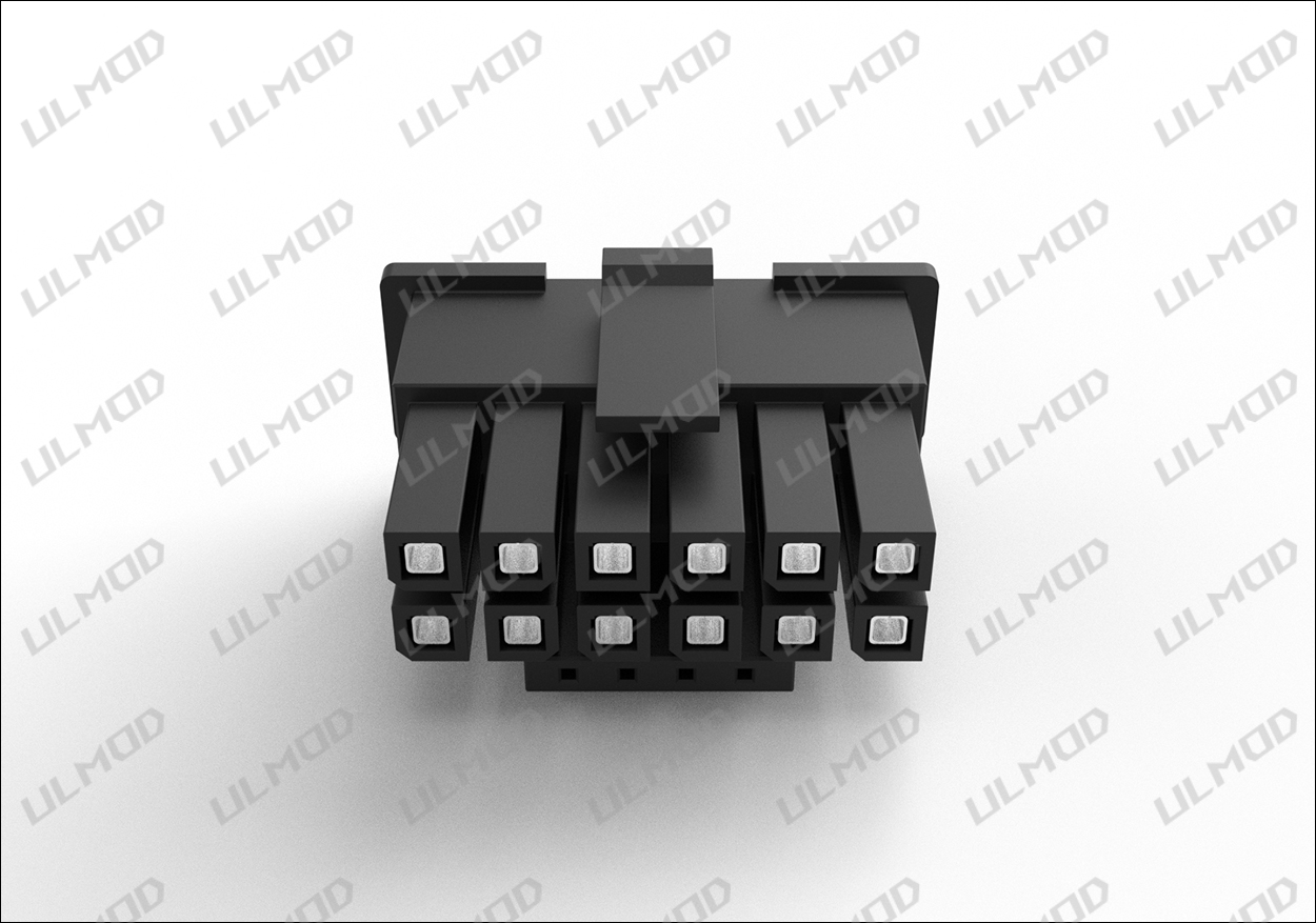 ULMOD显卡PCI-E5.0供电接口 PCB 12VHPWR 12+4P 16P焊板连接器-图2