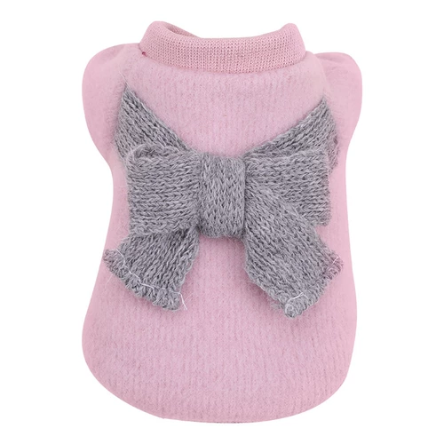 Осенние и зимние собаки и кошки, две фута одежда Тедди Бибели Бумеи маленькие собачьи щенки котенка