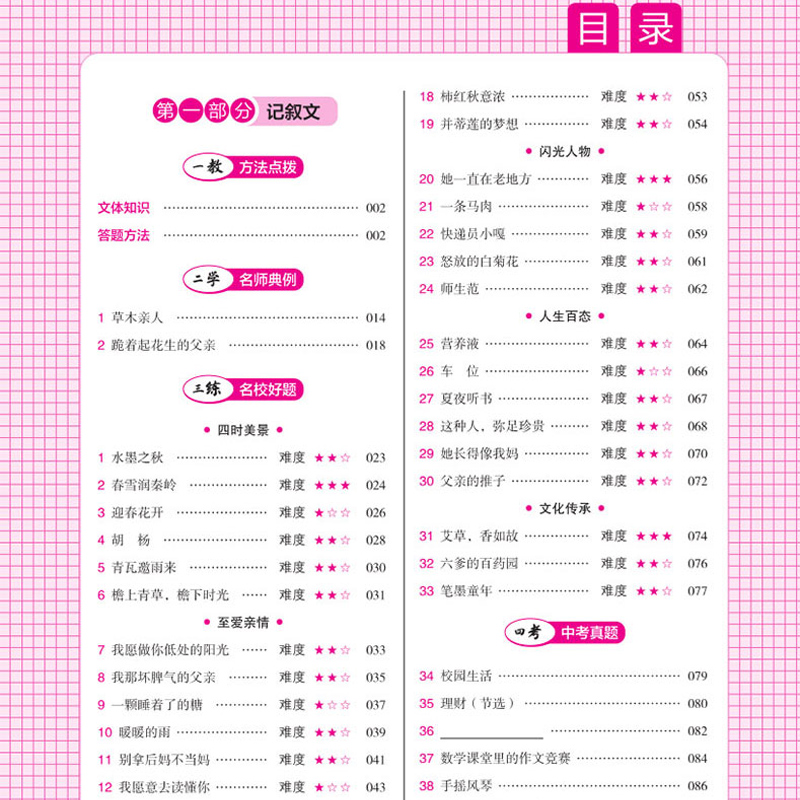 2025版一本七年级八年级九年级中考语文现代文阅读技能训练100篇人教版初中生初一初二初三课外阅读理解专项训练册必刷题总复习书