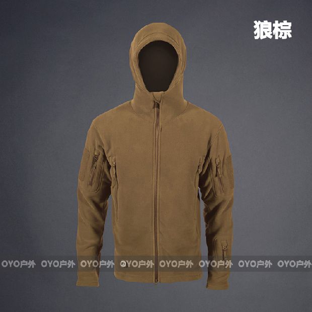 TAD男款Ranger Hoodie游骑兵带帽防风厚抓绒衣美国进口Polartec-图0