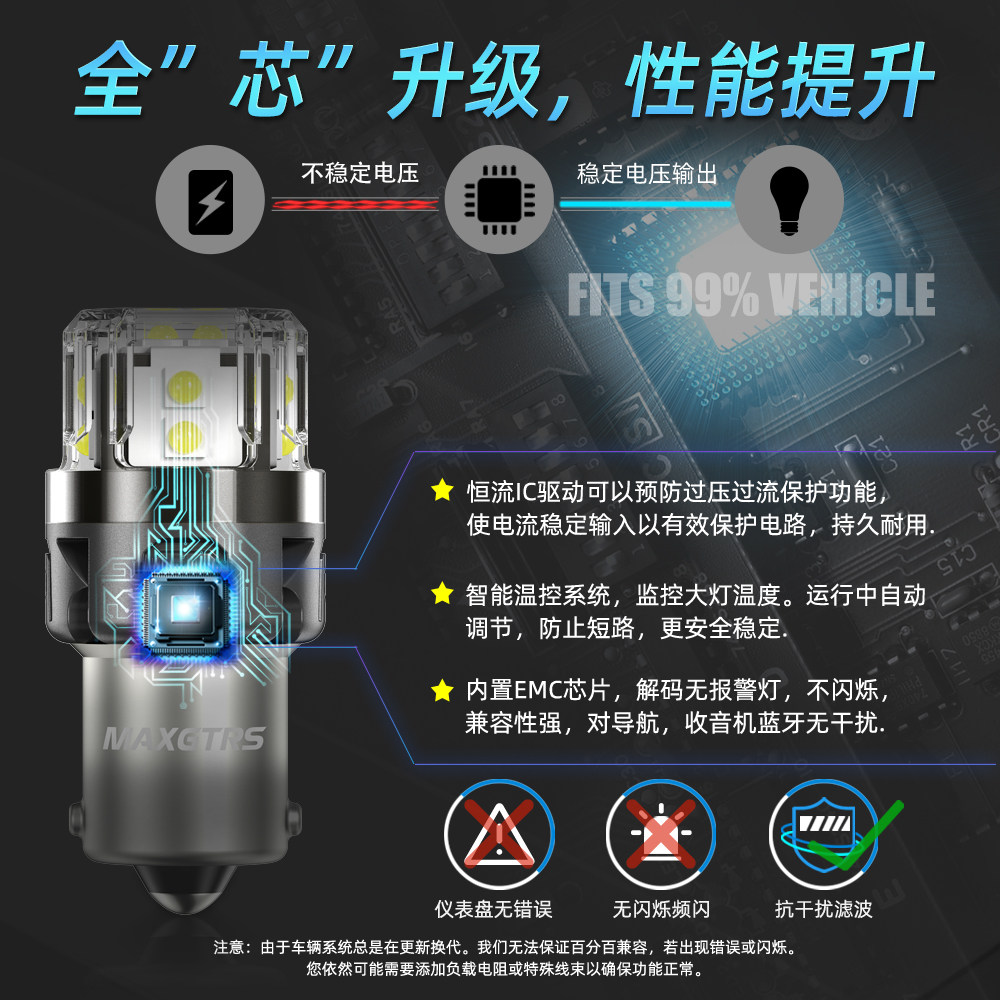 2025新款超亮汽车LED倒车灯泡后雾灯尾灯升级XBD改装T20单丝1156,淘宝优惠券,粉丝福利购,淘宝优惠卷