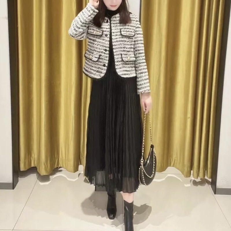 S系列｜专柜正品·24秋冬通勤百搭松紧腰百褶裙半身长裙S24411408,淘宝优惠券,粉丝福利购,淘宝优惠卷