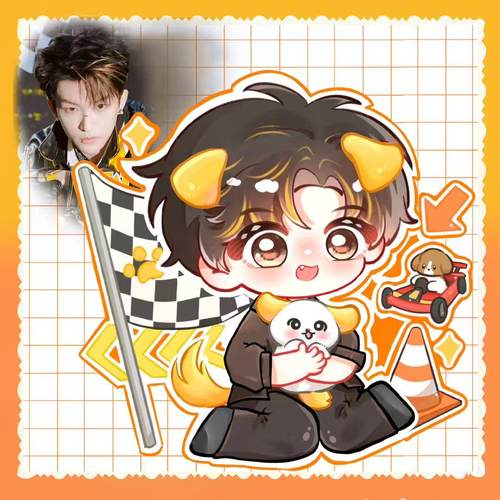 Q版人物手绘头像定制明星周边卡通人物画像QQ人物料动漫形象代画 - 图3