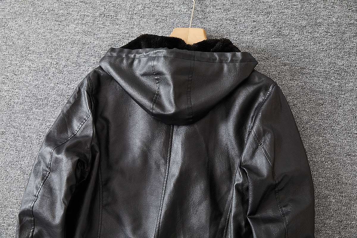 捡漏福利！内里加绒加厚！外贸尾货男士秋冬休闲连帽皮衣夹克外套,淘宝优惠券,粉丝福利购,淘宝优惠卷