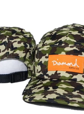 嘻哈hats1998格子花布五叶平檐帽