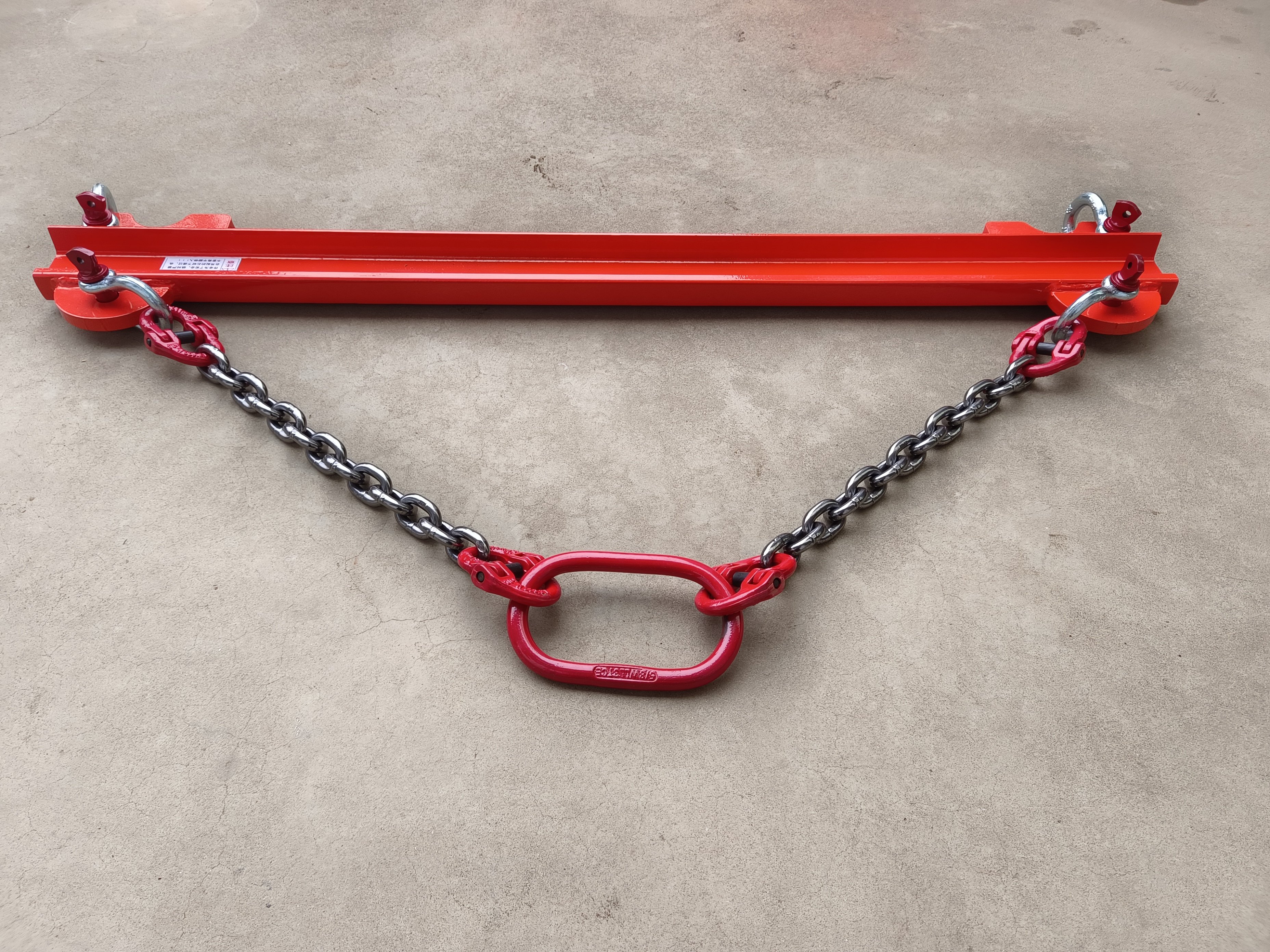 平衡吊梁铁扁担一字吊梁起重吊具横梁大吨位吊钩工字钢横梁挖机吊,淘宝优惠券,粉丝福利购,淘宝优惠卷