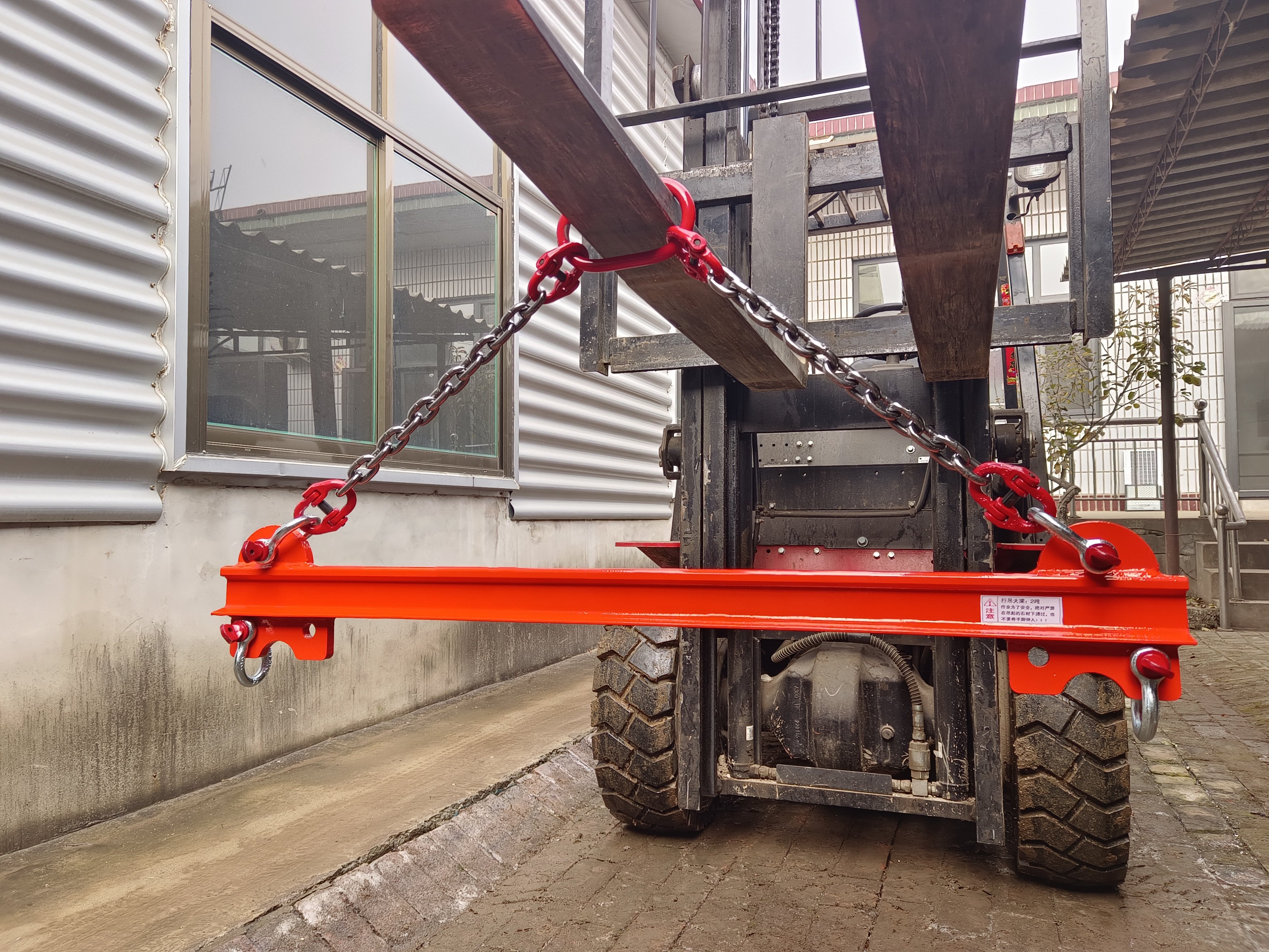 平衡吊梁铁扁担一字吊梁起重吊具横梁大吨位吊钩工字钢横梁挖机吊,淘宝优惠券,粉丝福利购,淘宝优惠卷