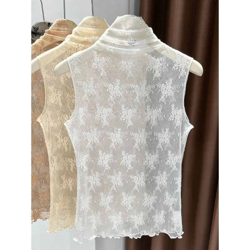 蕾丝假领子百搭女高档秋冬堆堆领毛衣内搭透明打底衫薄纱2025新款,淘宝优惠券,粉丝福利购,淘宝优惠卷