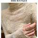 2024 French jacquard half turtleneck lace shirt thin see-through sexy mesh Foreign style slim long-sleeved top